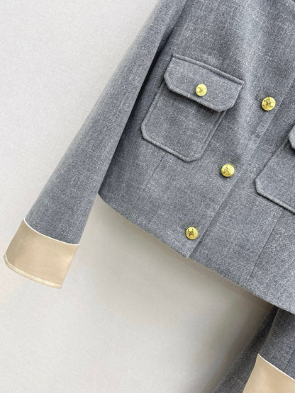 Guc NEW Jacket + slit skirt suit