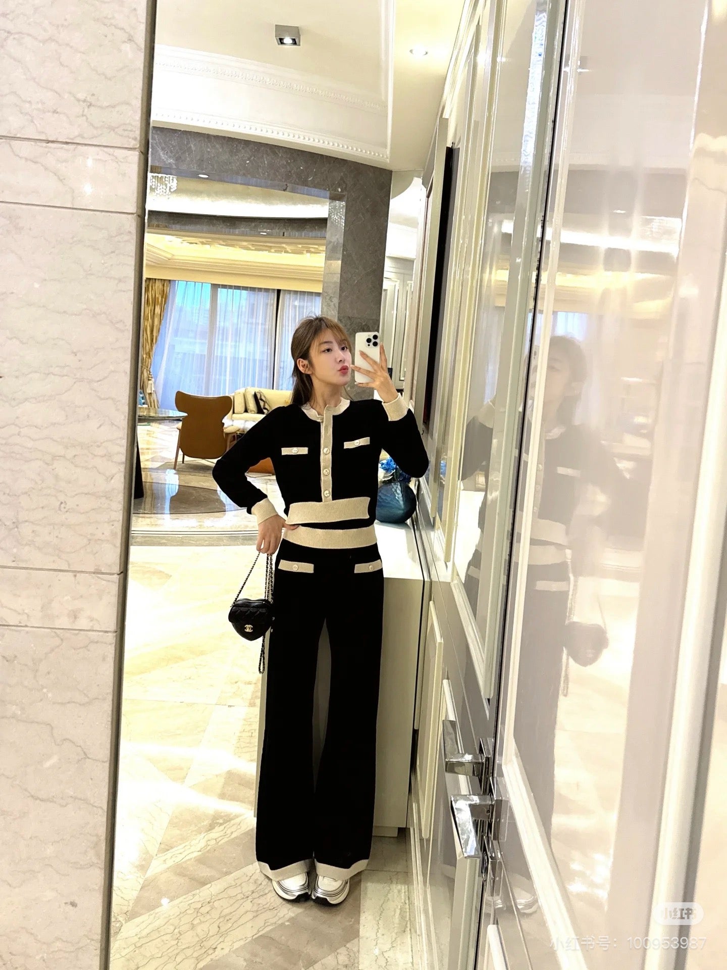 Chan NEW Colorblock cardigan