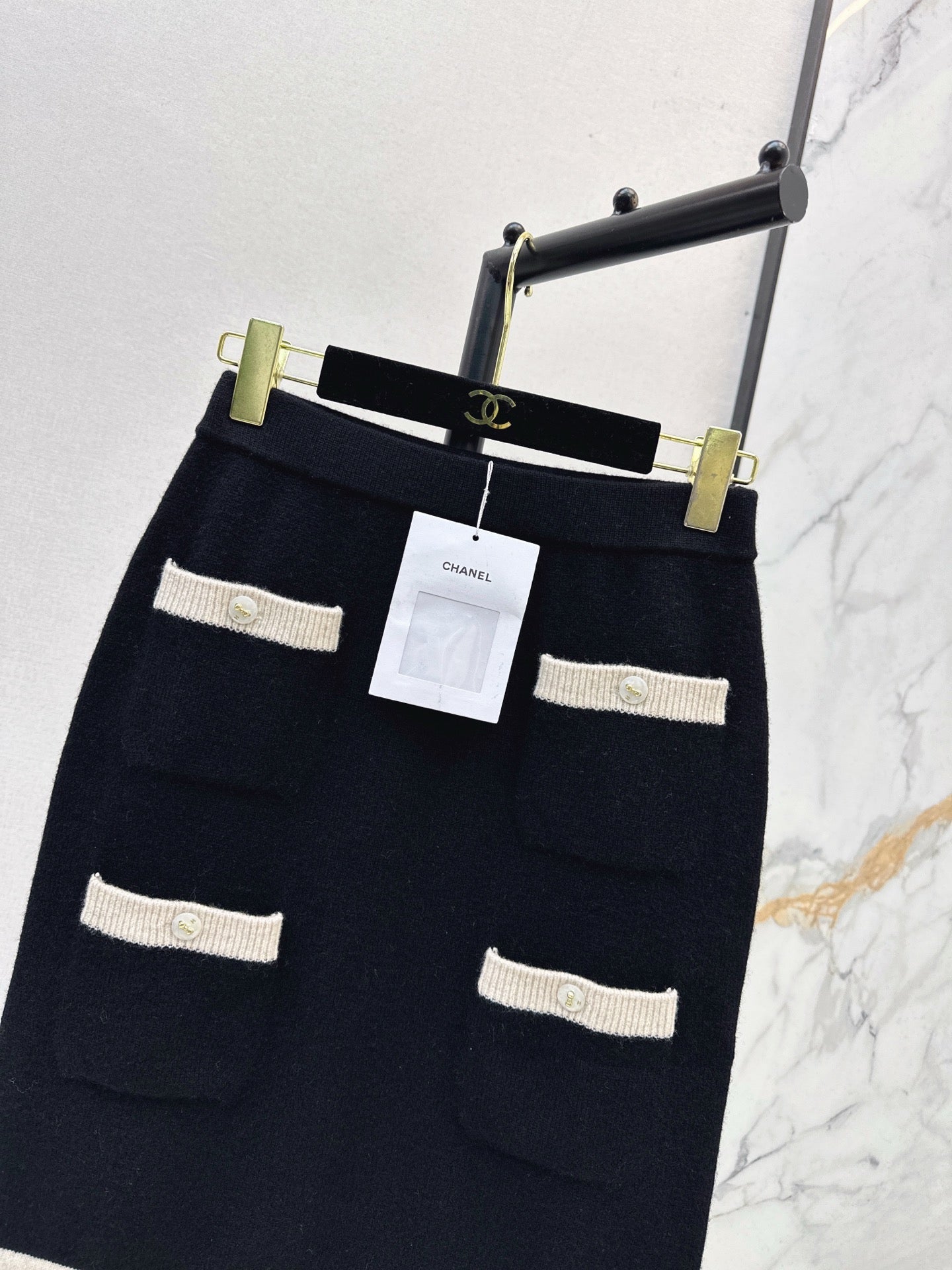 Chan NEW color-block skirt