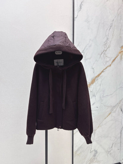 Max NEW wool hooded jacket