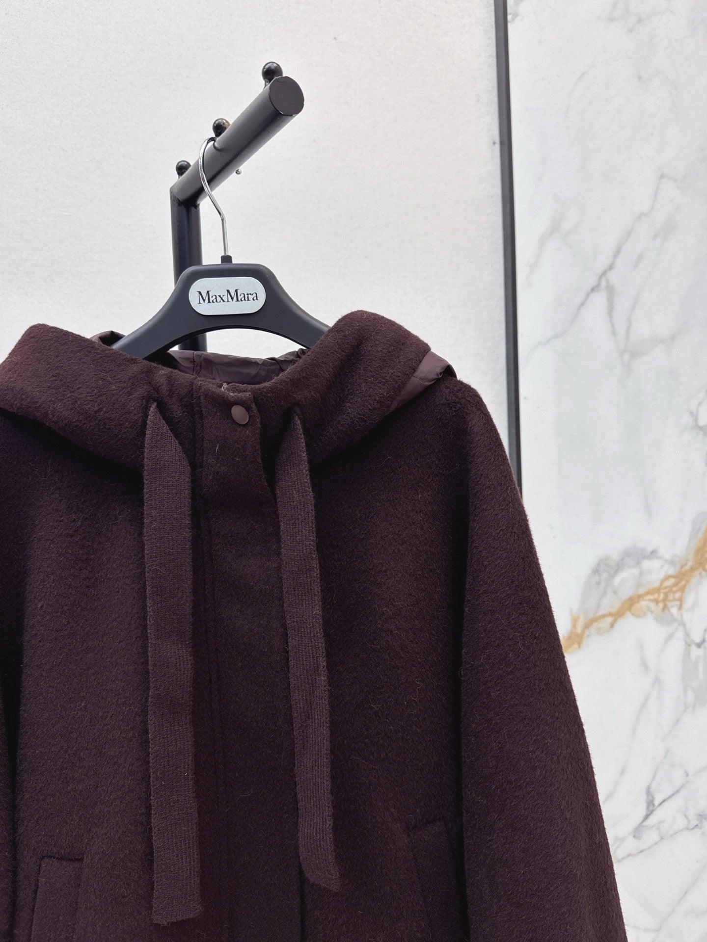 Max NEW wool hooded jacket