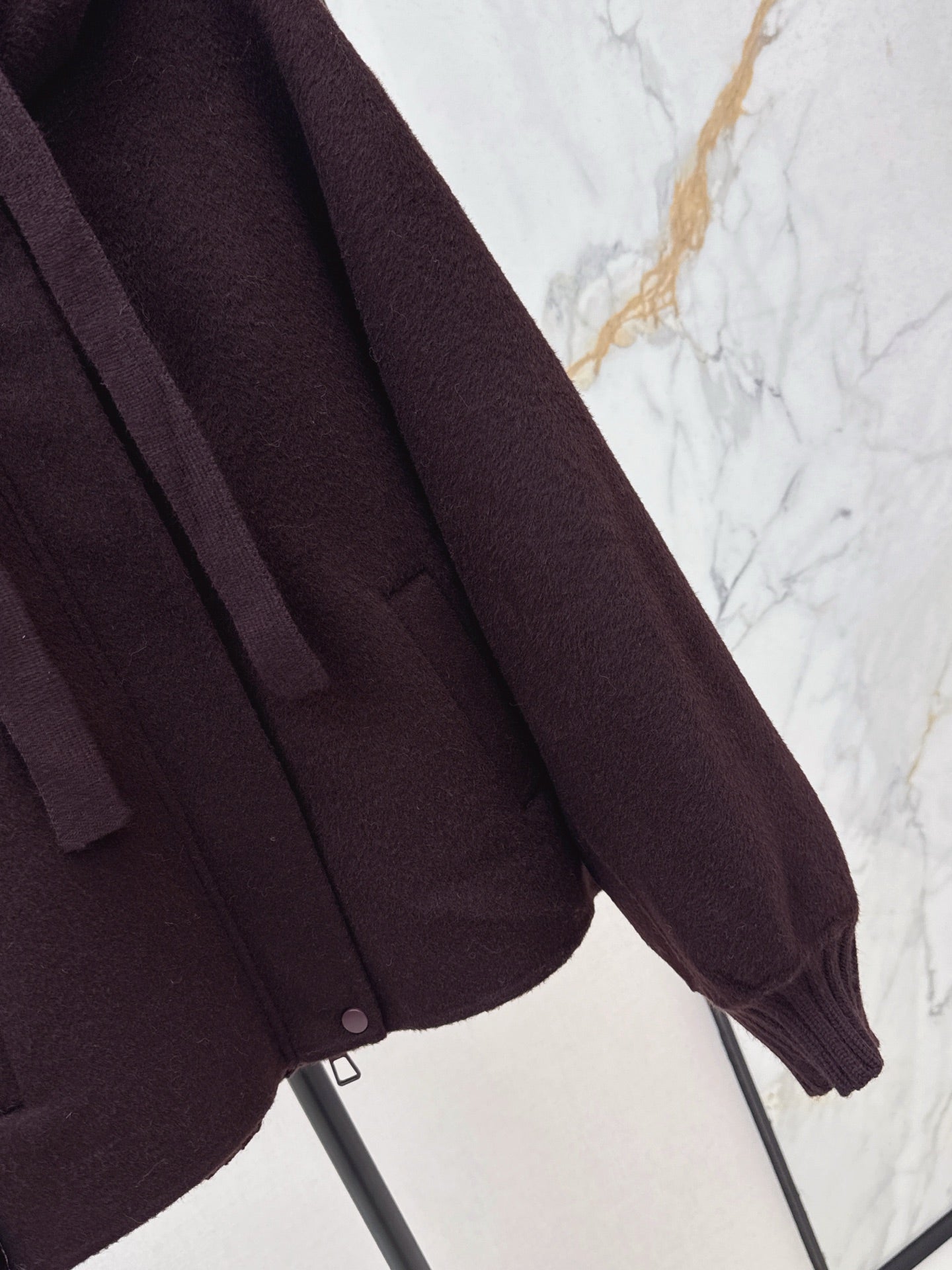 Max NEW wool hooded jacket