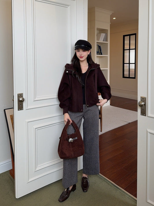 Max NEW wool hooded jacket