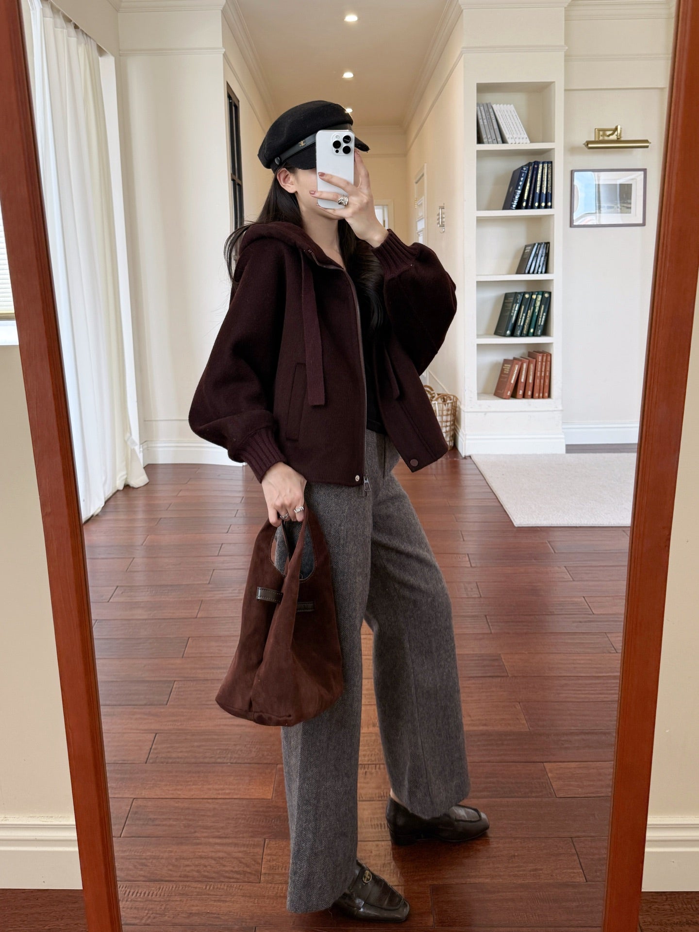 Max NEW wool hooded jacket