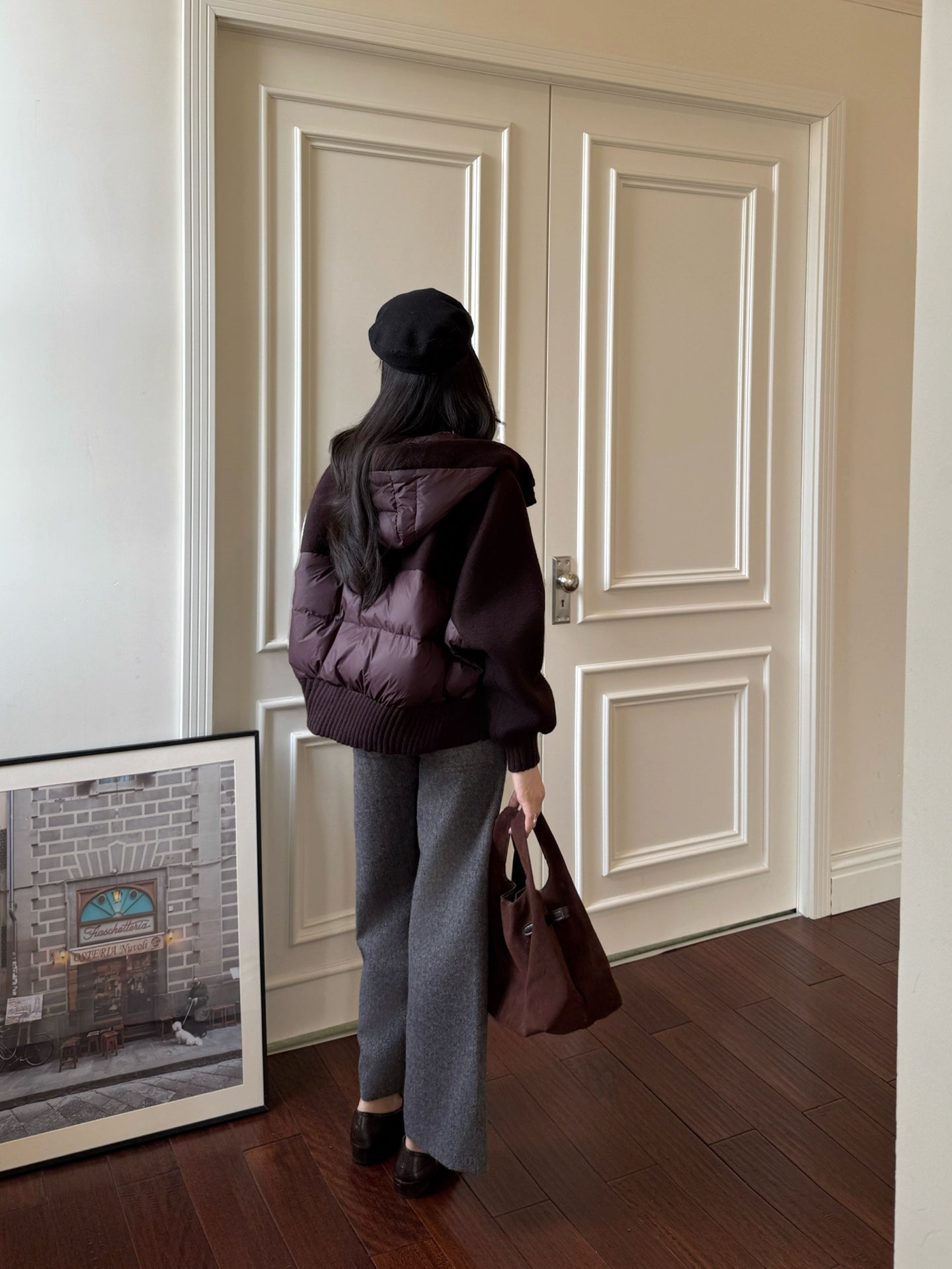 Max NEW wool hooded jacket