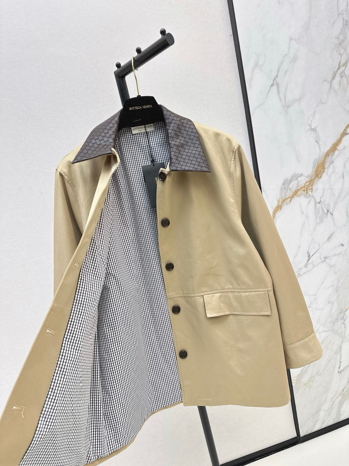 Bott NEW woven leather jacket