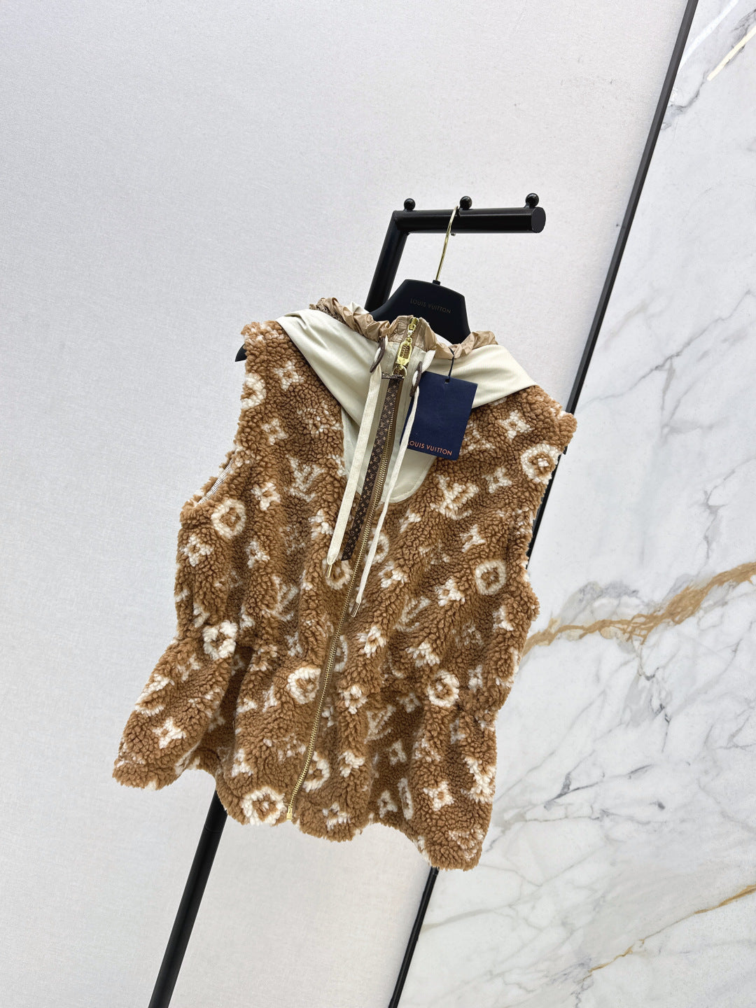 Louis NEW Plush hooded vest