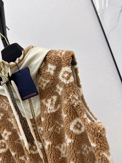 Louis NEW Plush hooded vest