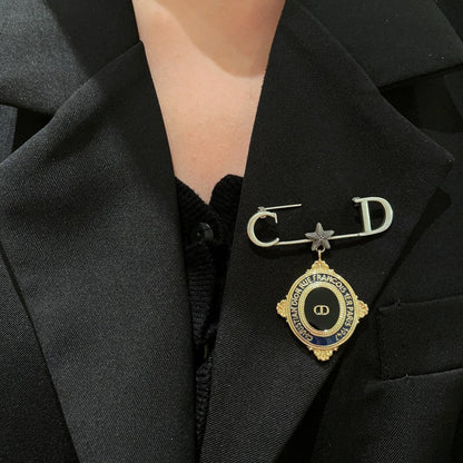 CD New Alphabet brooch