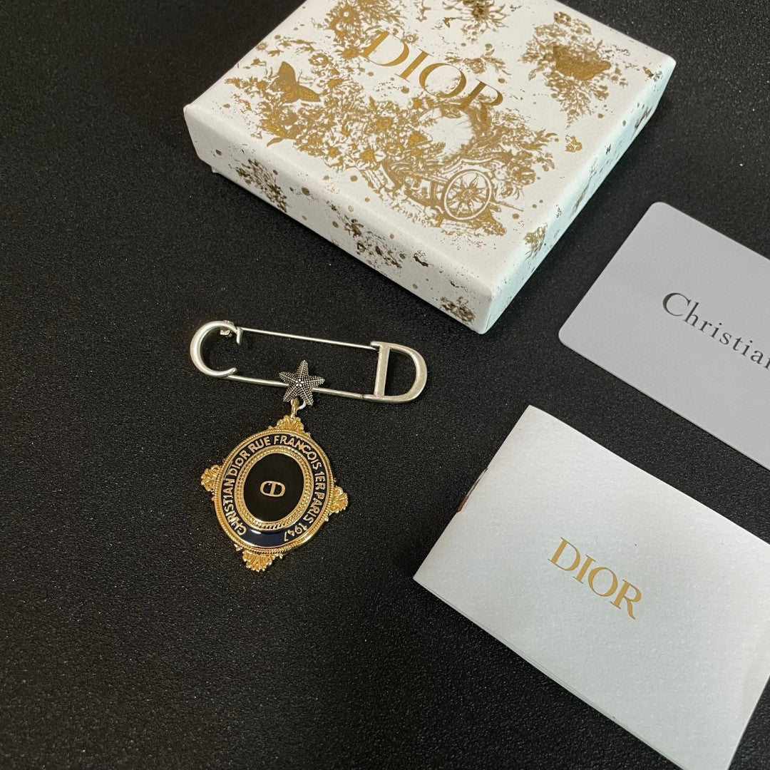 CD New Alphabet brooch