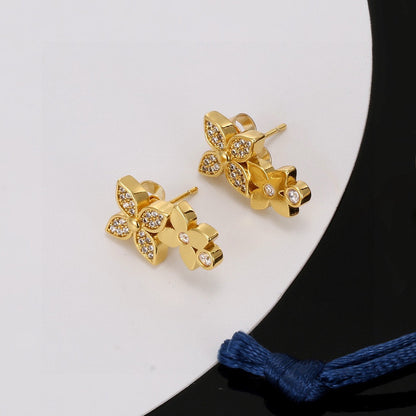 Louis New Four-leaf clover earrings