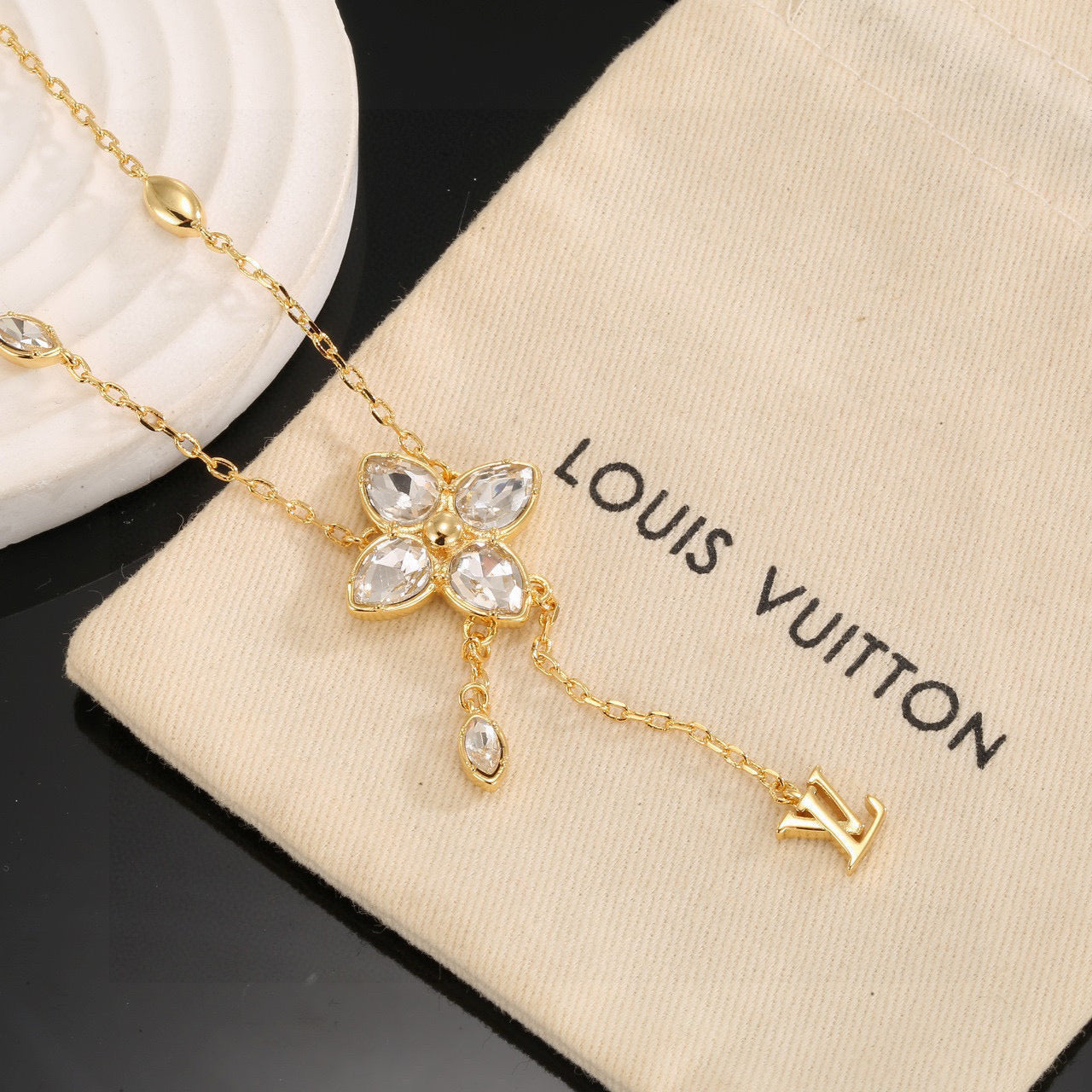 Louis New Alphabet Necklace