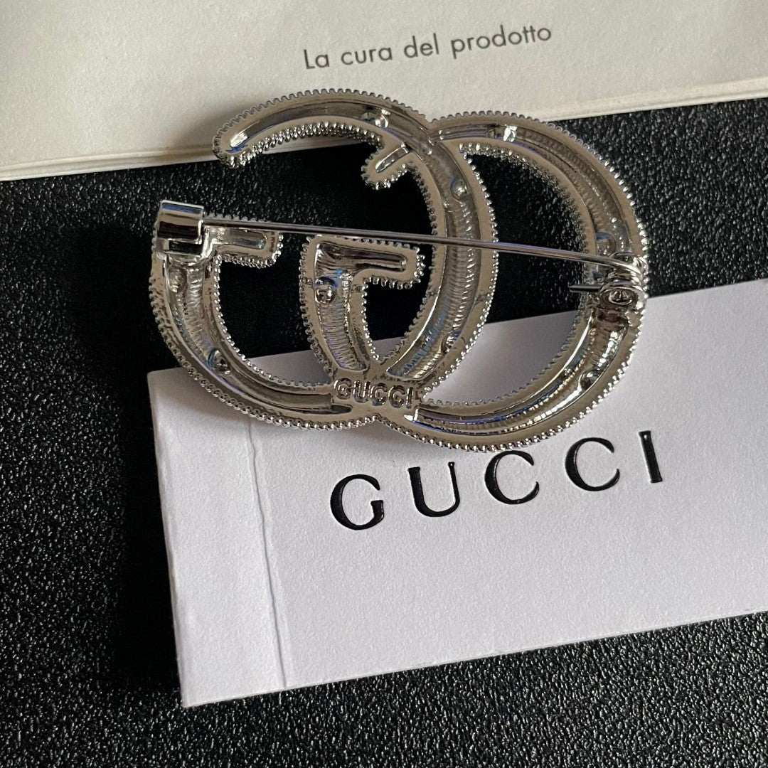 Guc New Alphabet brooch