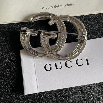 Guc New Alphabet brooch