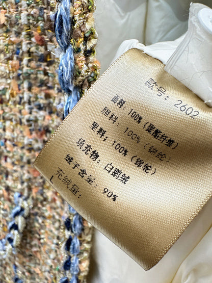 Chan NEW Woven goose down jacket