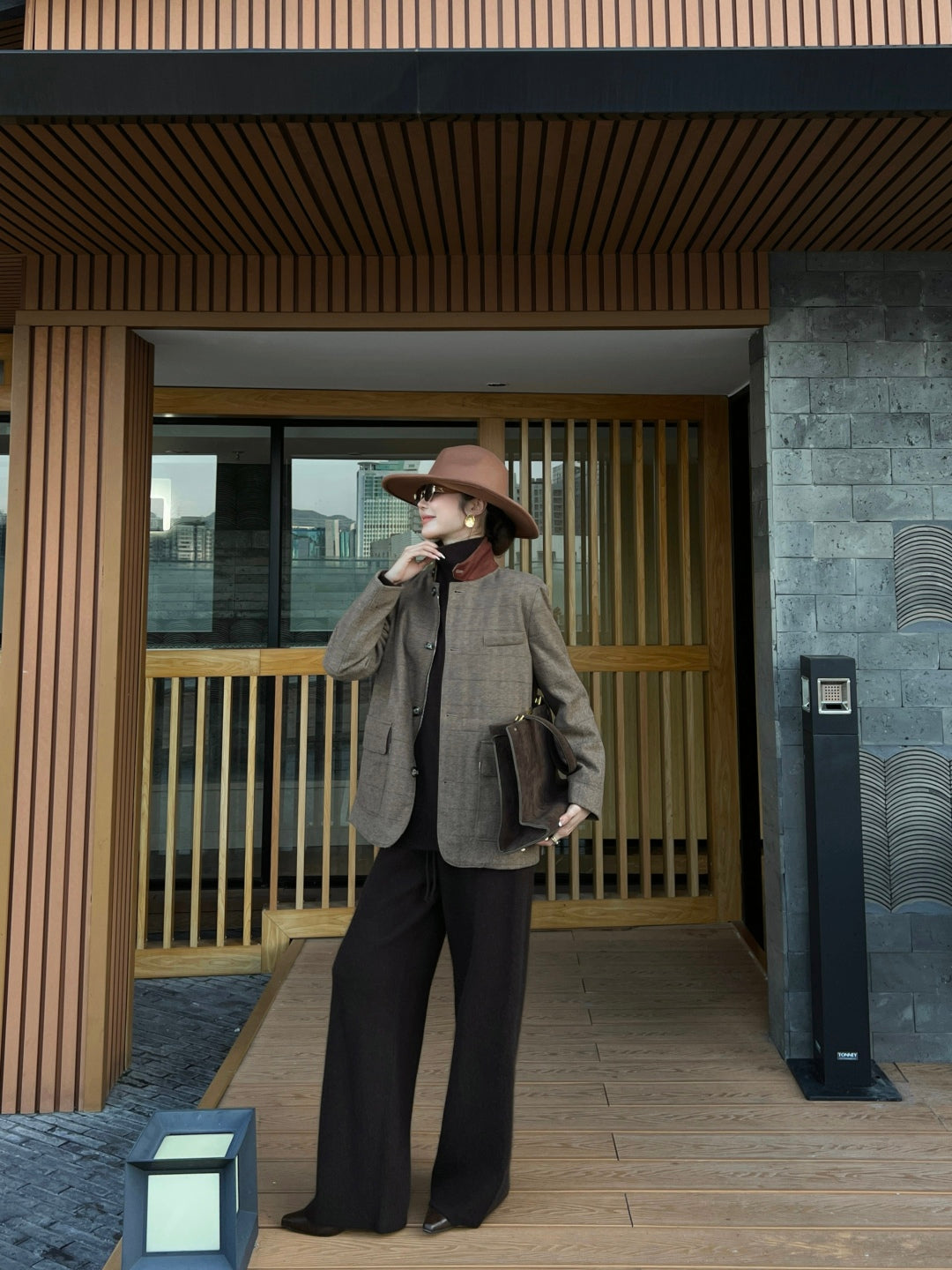 Loro NEW Plaid jacket