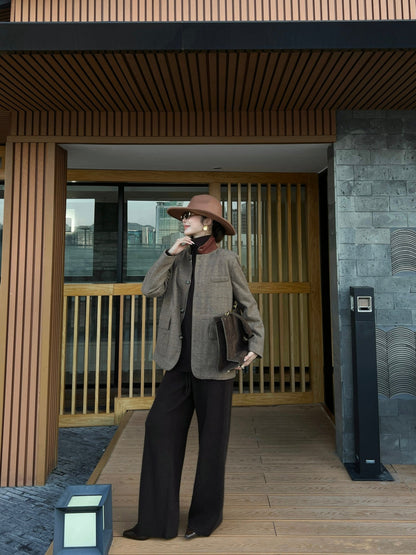 Loro NEW Plaid jacket