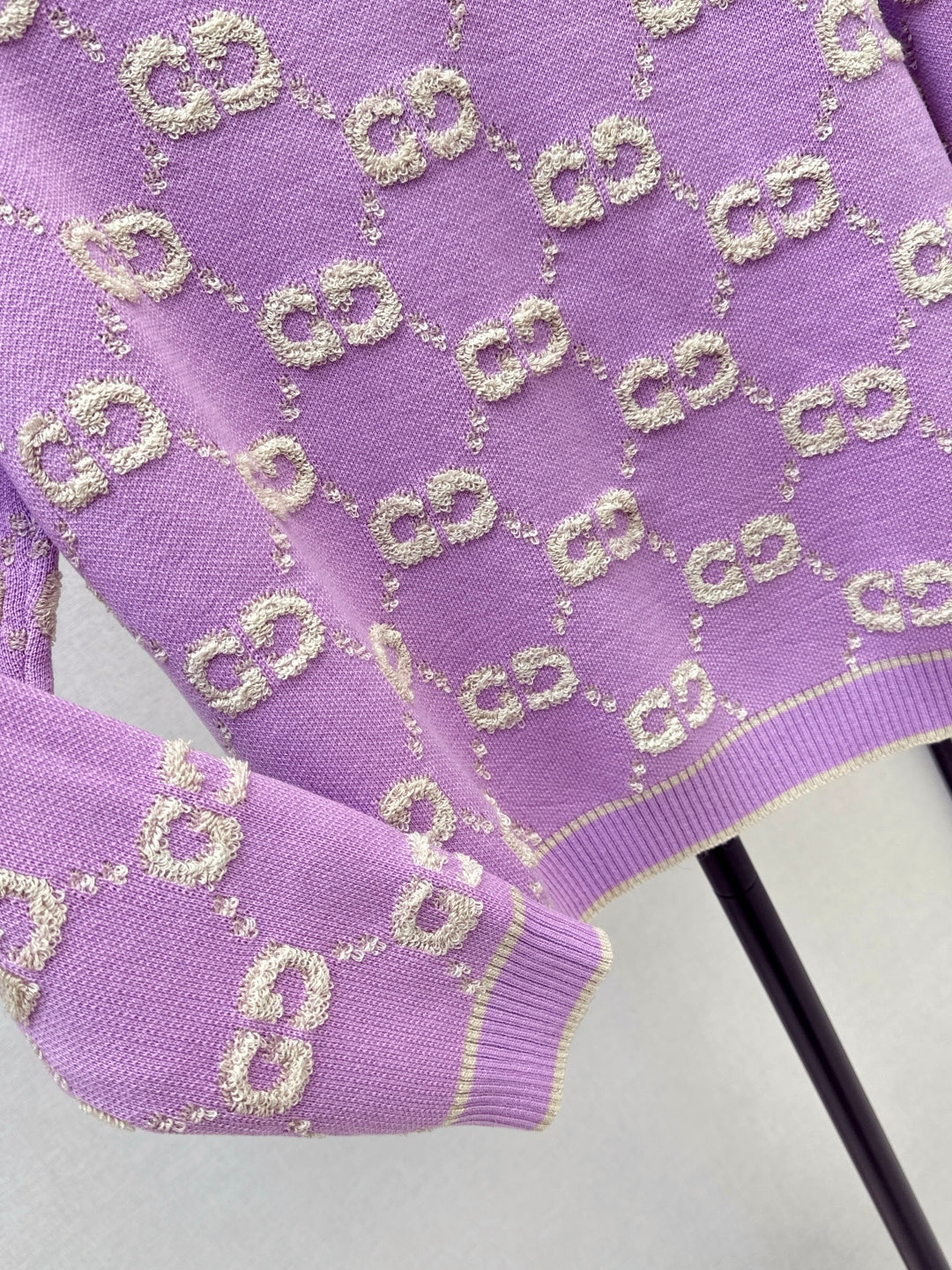 Guc NEW Jacquard knitted sweater