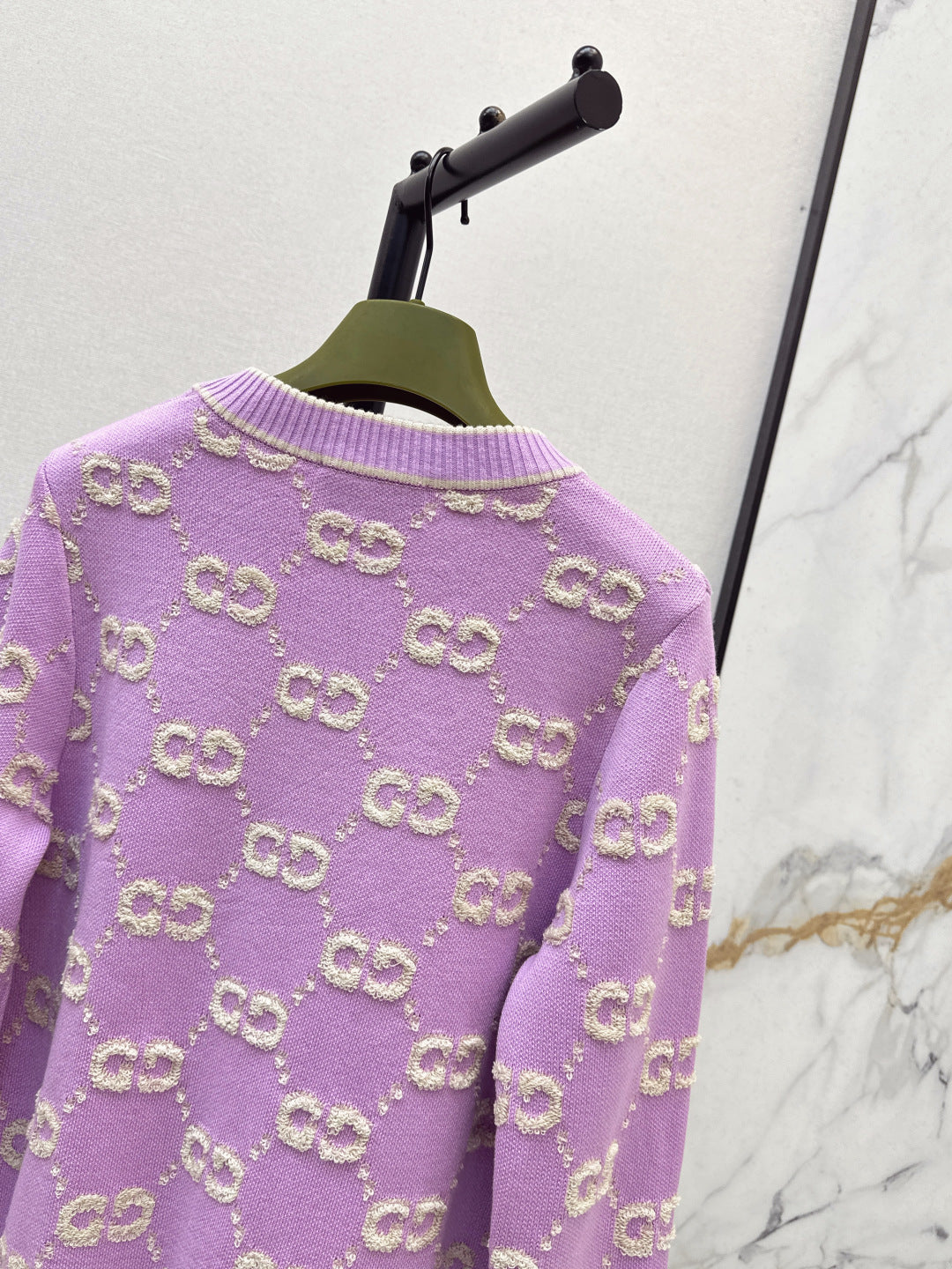 Guc NEW Jacquard knitted sweater