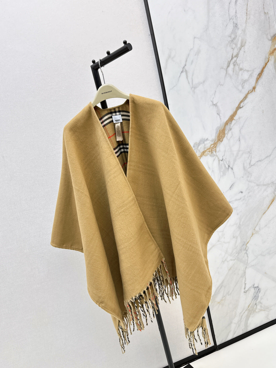 Bur NEW Reversible wool cape