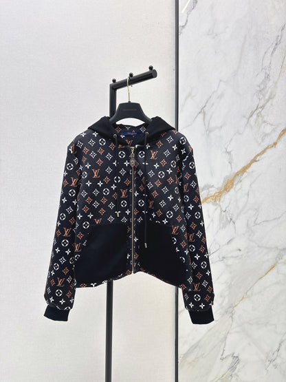 Louis NEW Printed hooded jacket