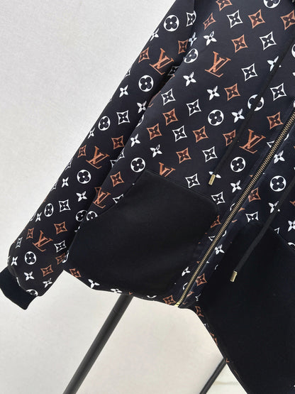 Louis NEW Printed hooded jacket