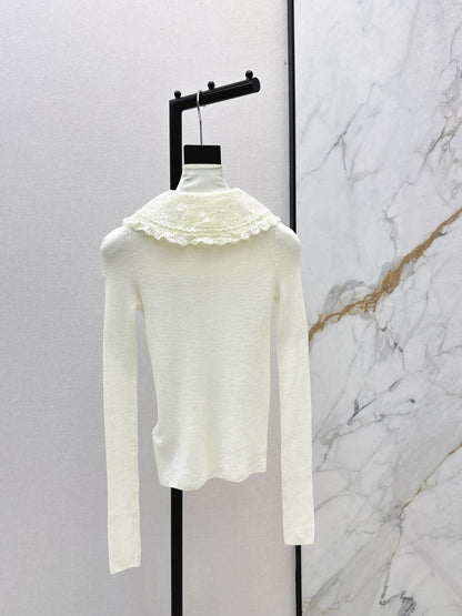 Cho1 NEW Lace Knit Sweater