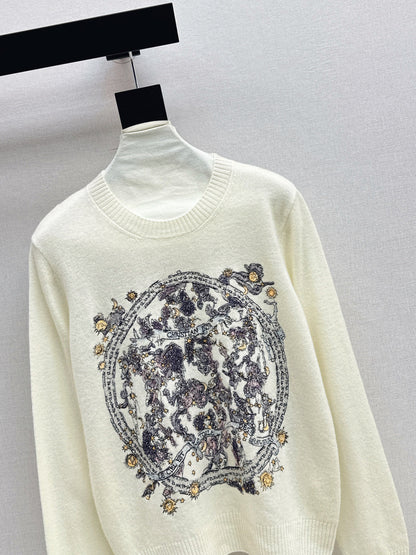 CD NEW Embroidered sweater