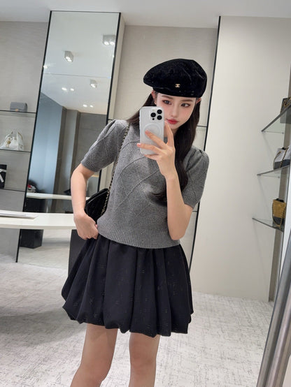 Brun NEW Plaid sweater