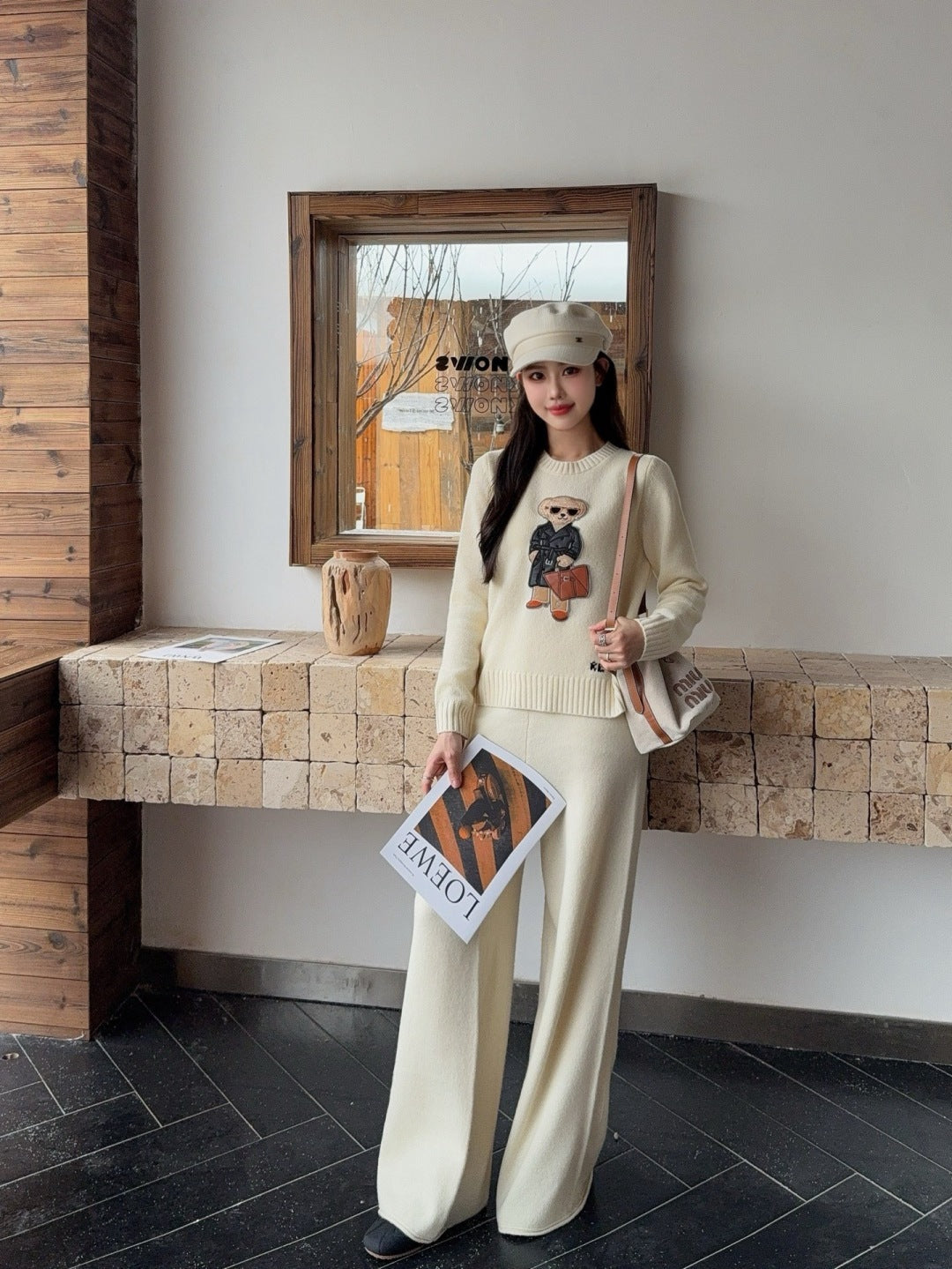 Ral NEW Sweater and straight-leg pants set