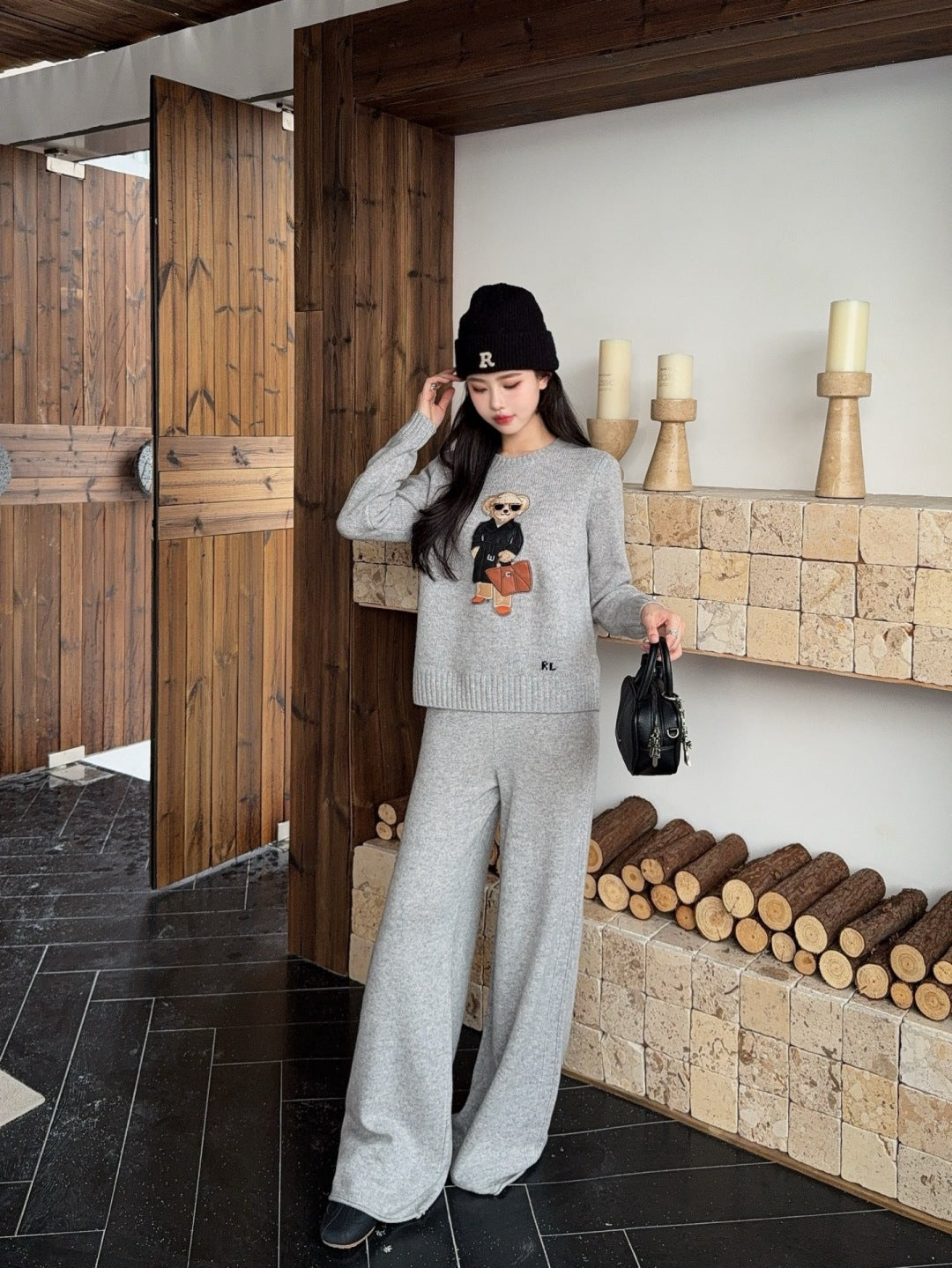 Ral NEW Sweater and straight-leg pants set