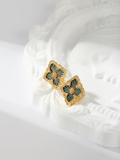 Herm New floral earrings