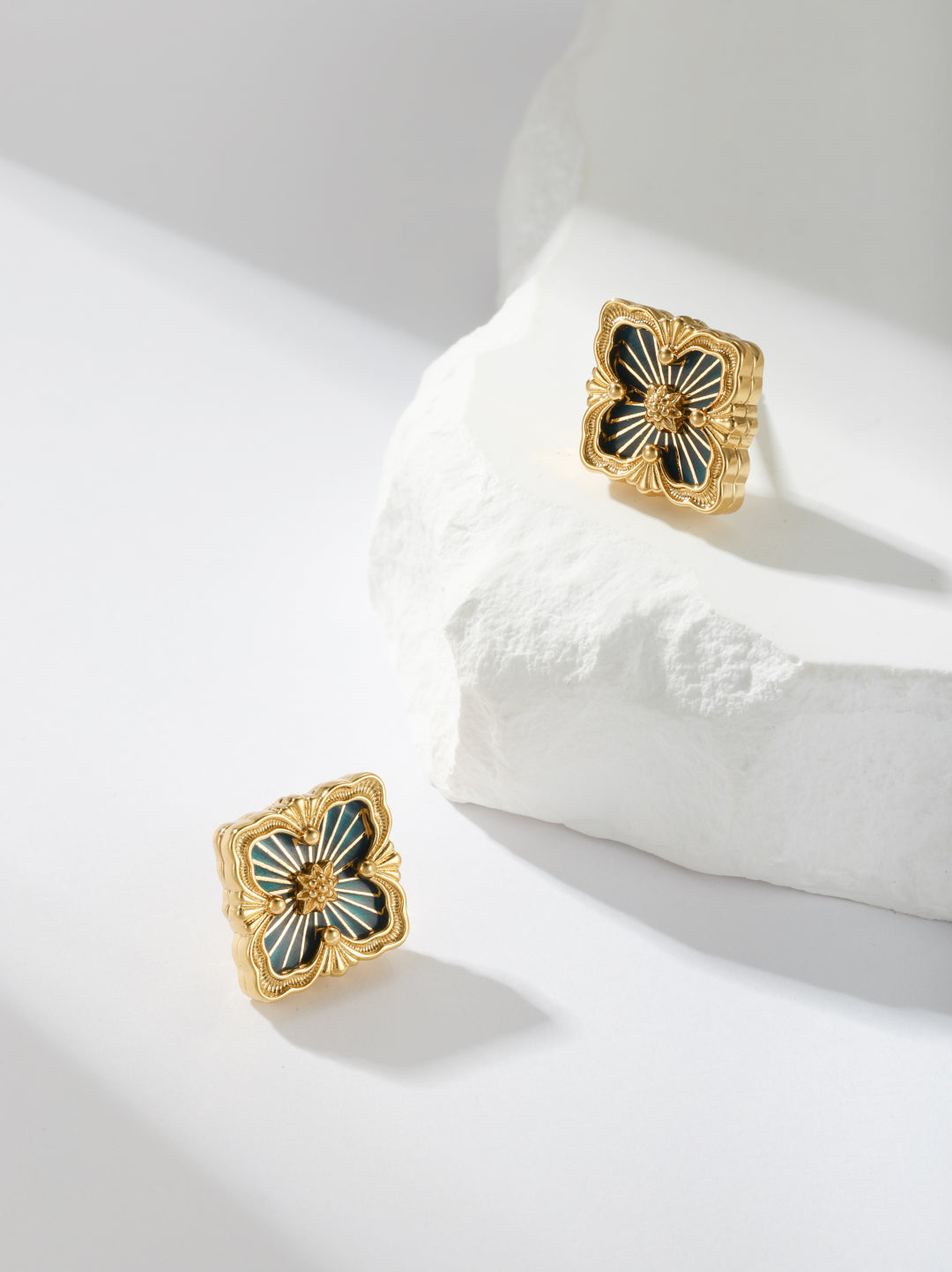 Herm New floral earrings