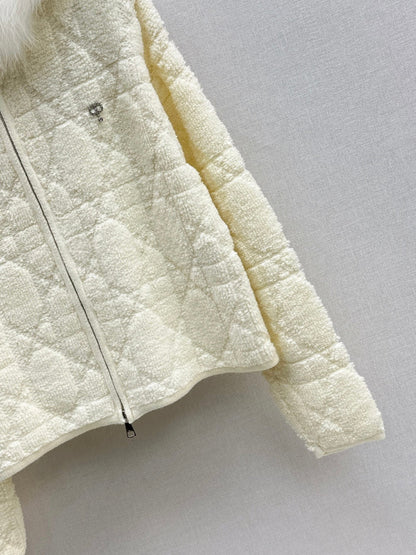 CD NEW fur collar jacket