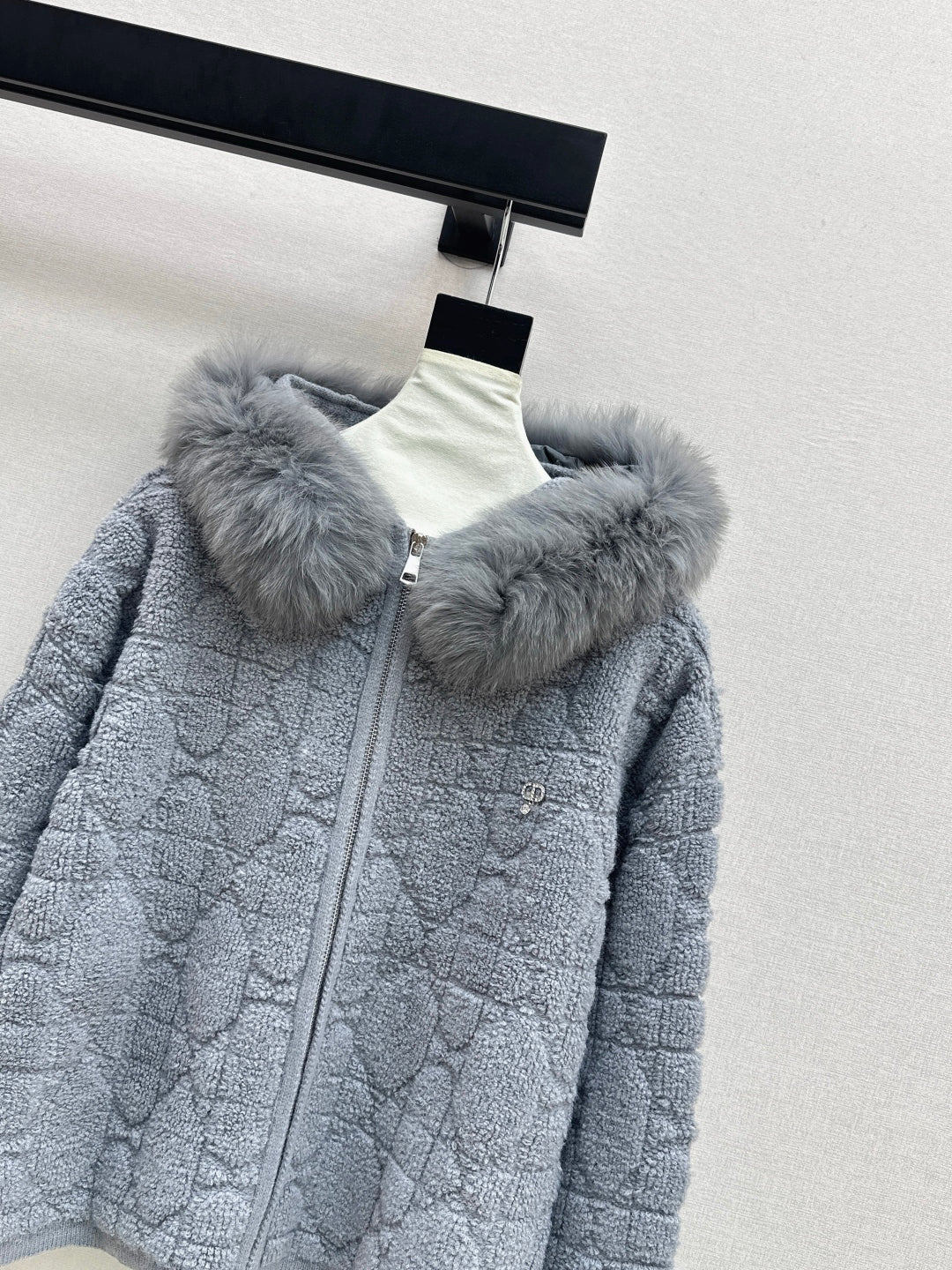 CD NEW fur collar jacket