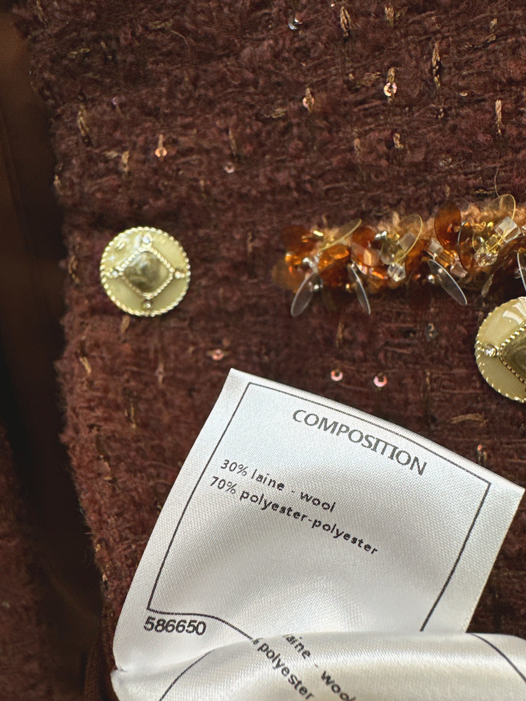 Chan NEW woven jacket