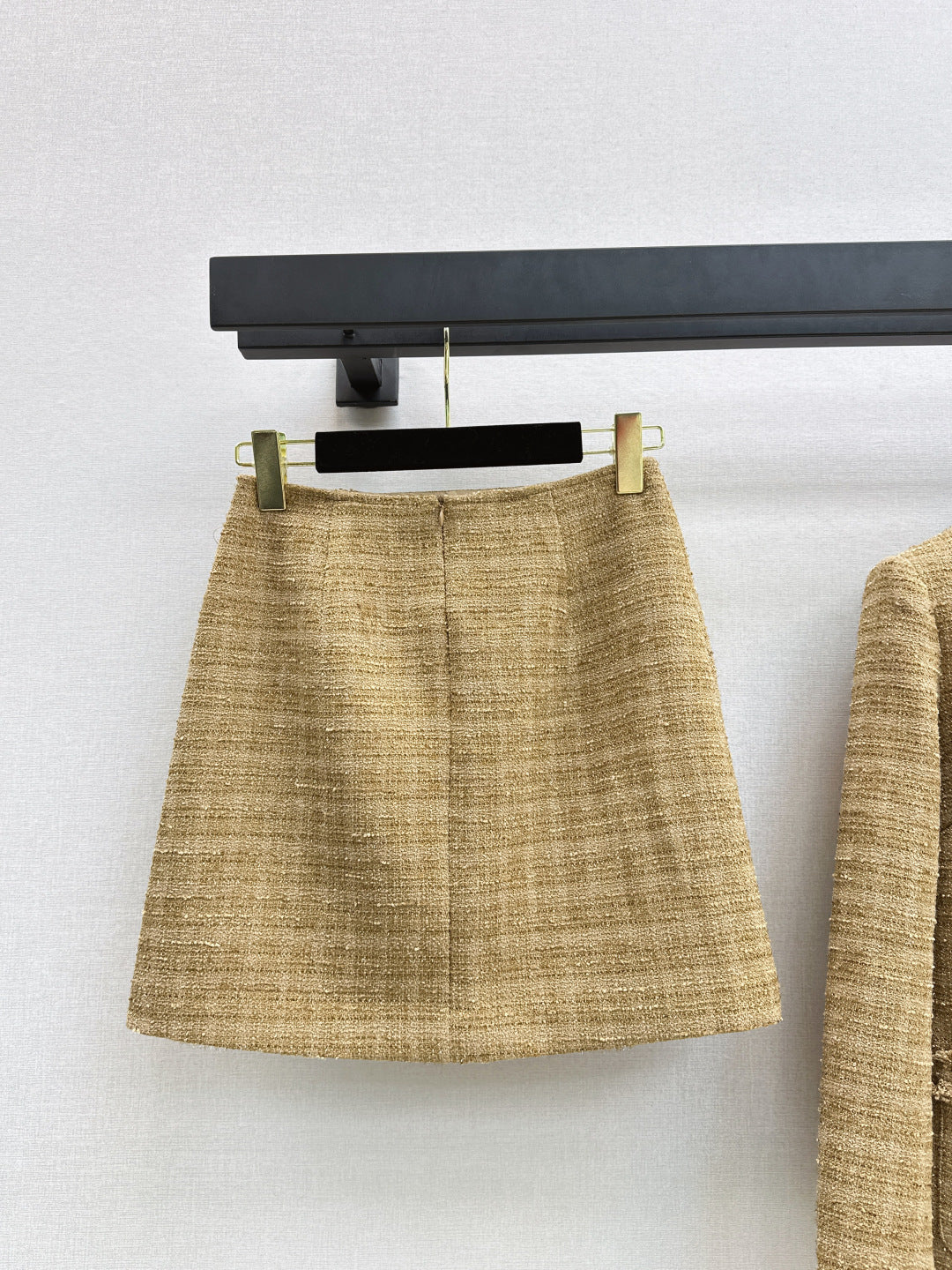 Chan NEW Woven jacket and skirt set