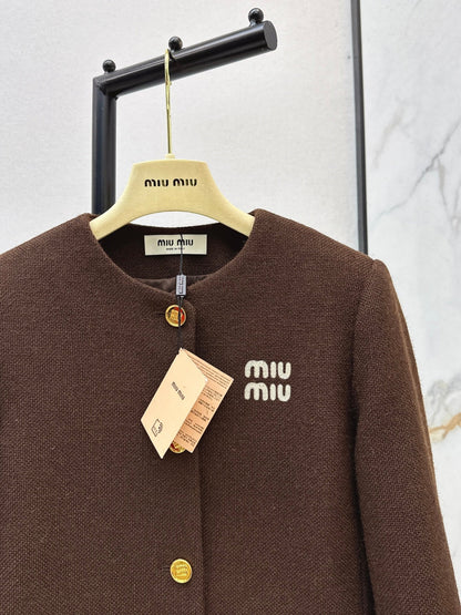 Miu NEW crew neck jacket