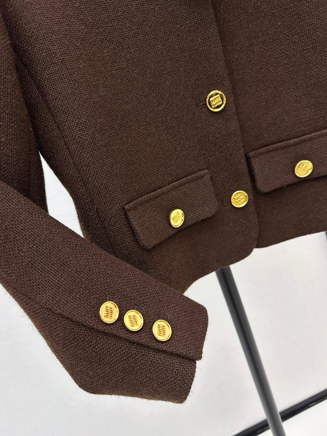 Miu NEW crew neck jacket