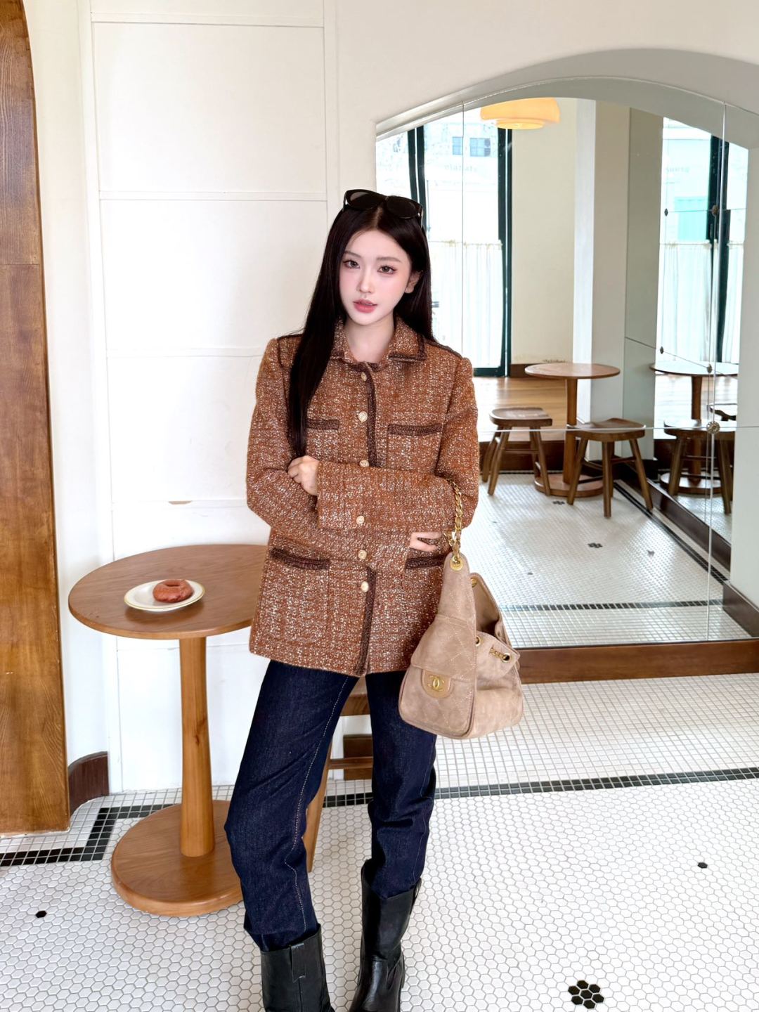 Chan NEW woven jacket