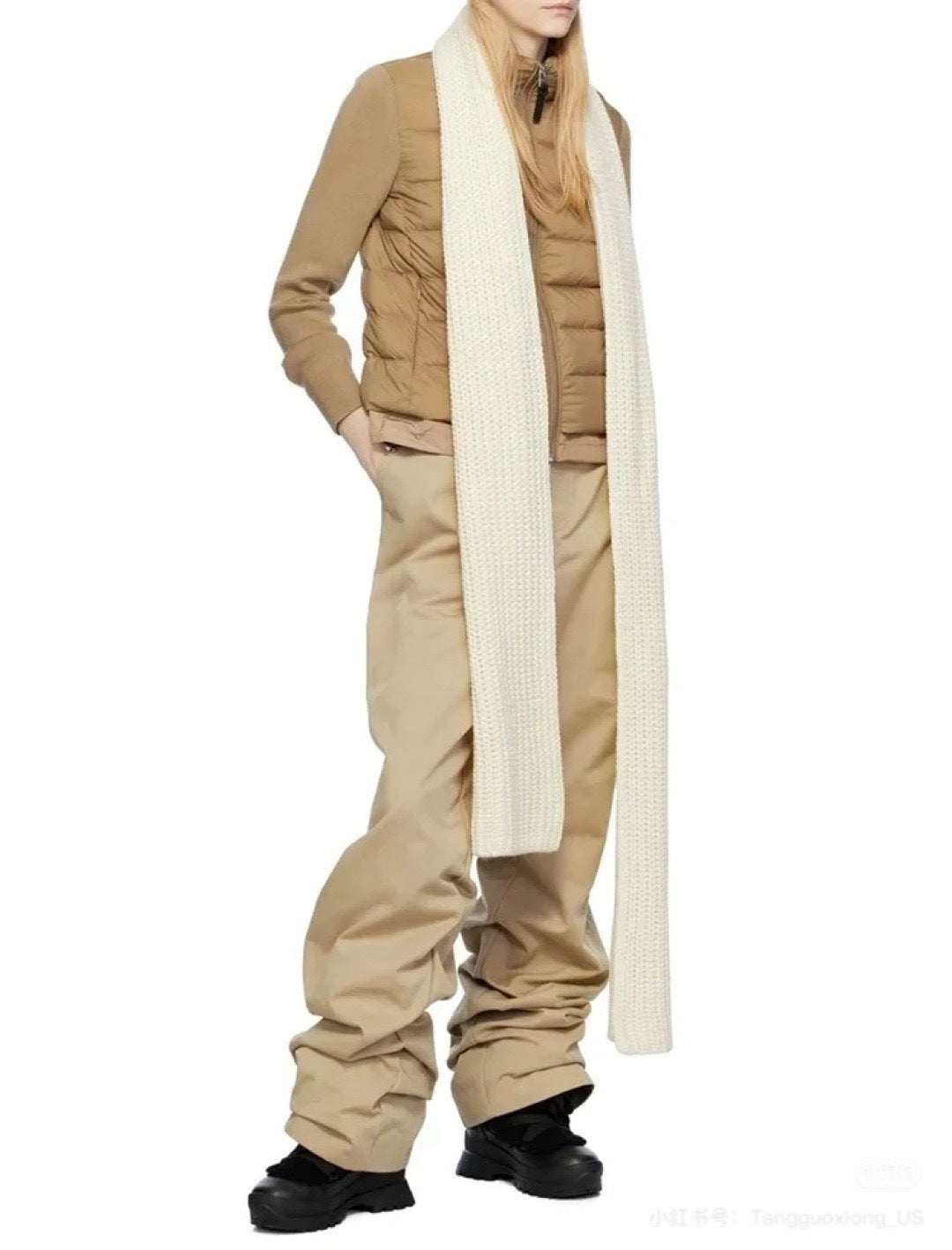 Monc NEW Knitted down jacket