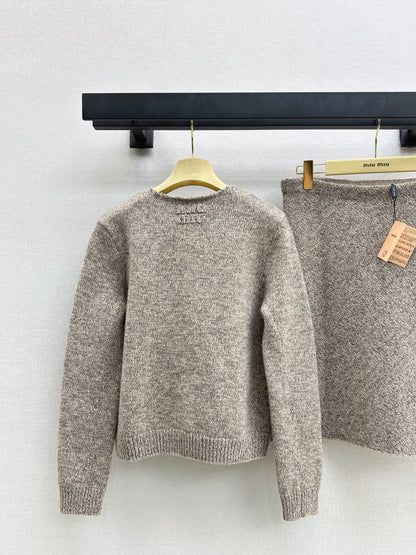 Miu NEW Cardigan and skirt set