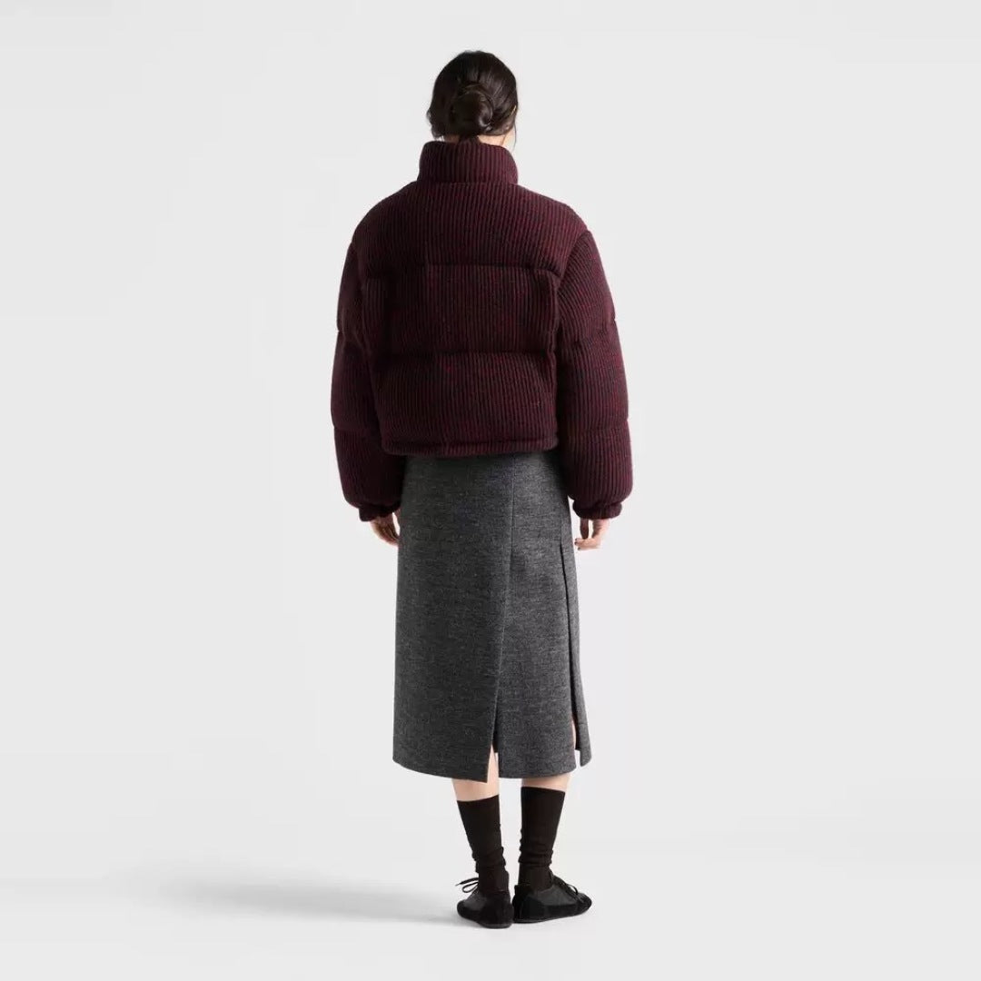 Pra NEW Knitted down jacket