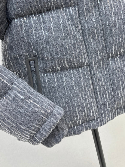 Brun NEW Wool down jacket