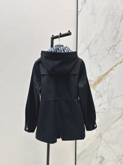 CD NEW Hooded trench coat