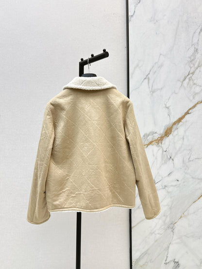 CD NEW  Reversible lamb wool jacket