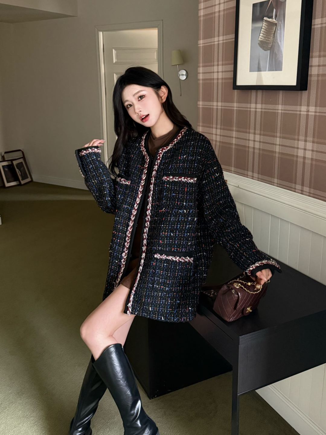 Chan NEW houndstooth jacket