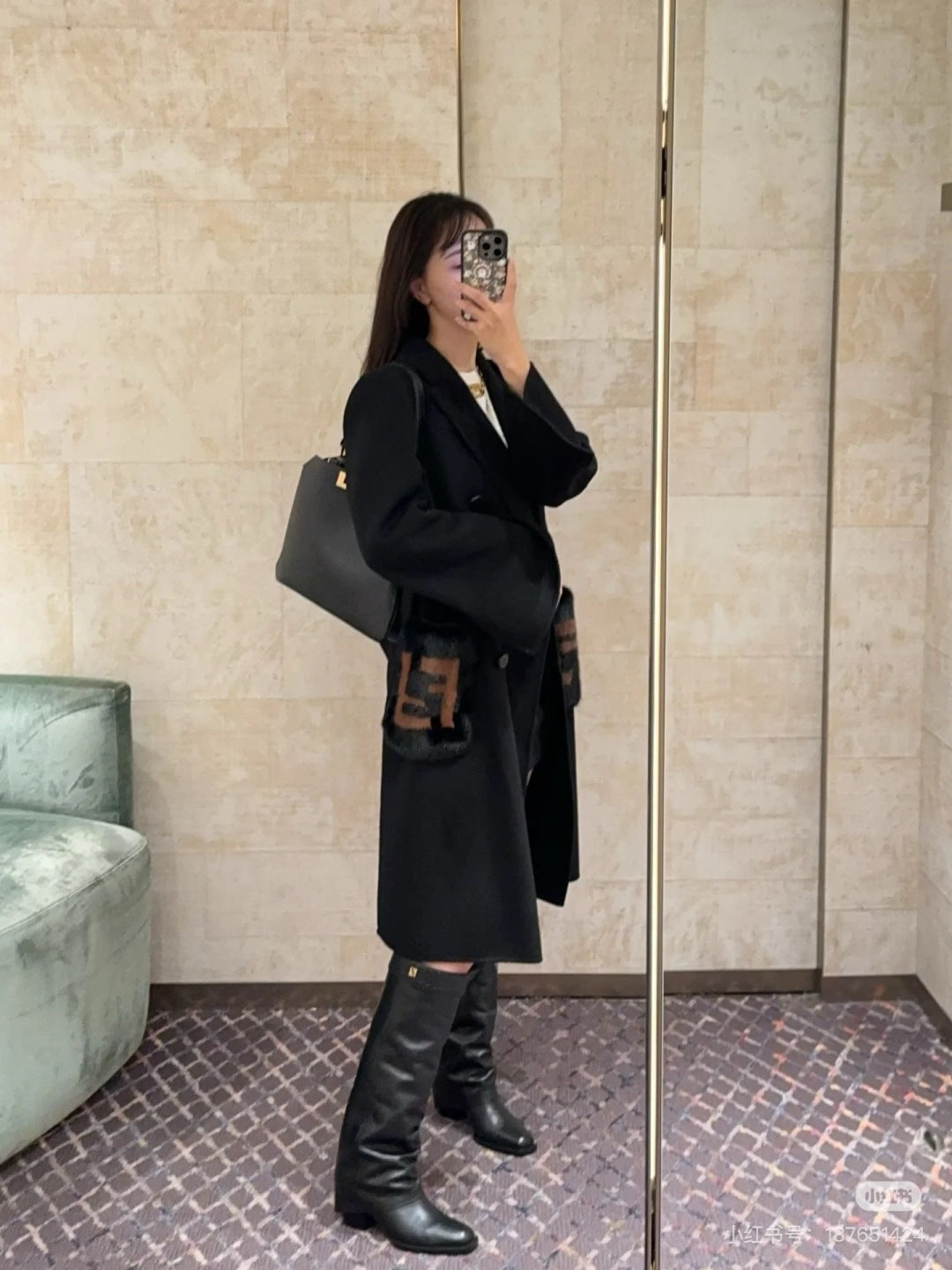 Fend NEW cashmere overcoats