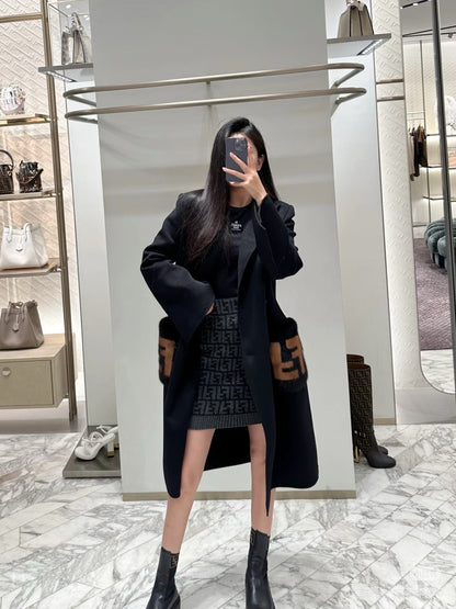 Fend NEW cashmere overcoats