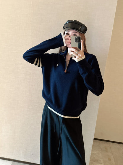 Ral NEW Half-open sweater